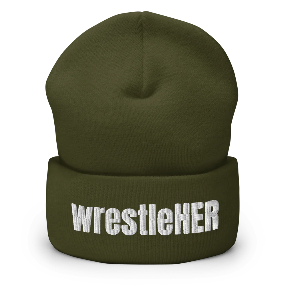 wrestleHER Cuffed Beanie