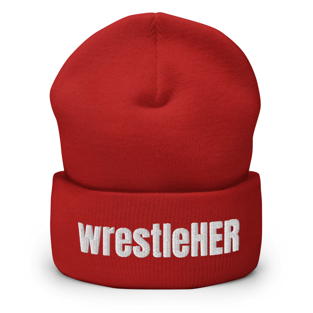 wrestleHER Cuffed Beanie