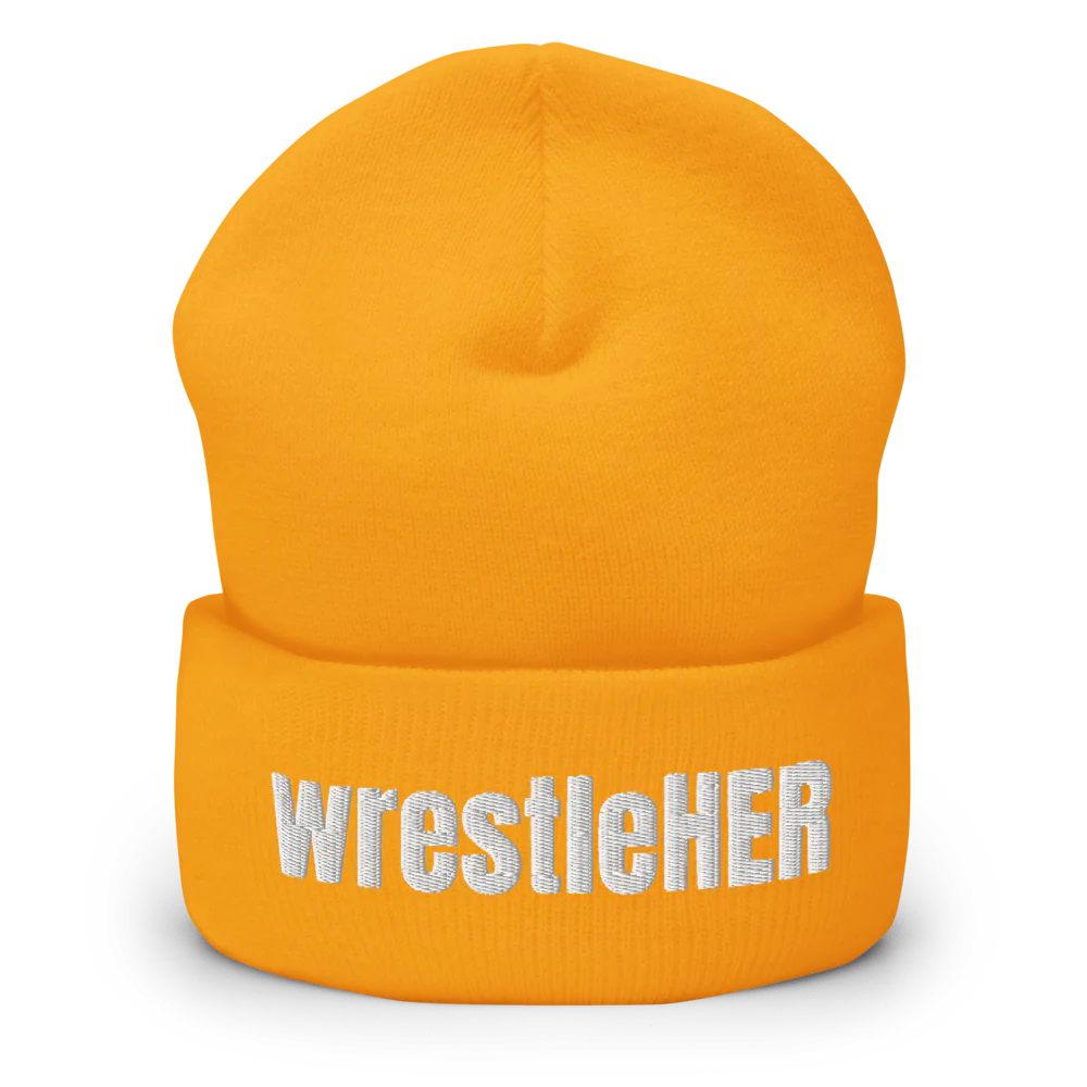 wrestleHER Cuffed Beanie