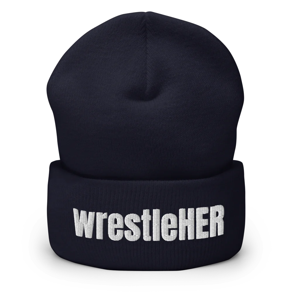 wrestleHER Cuffed Beanie