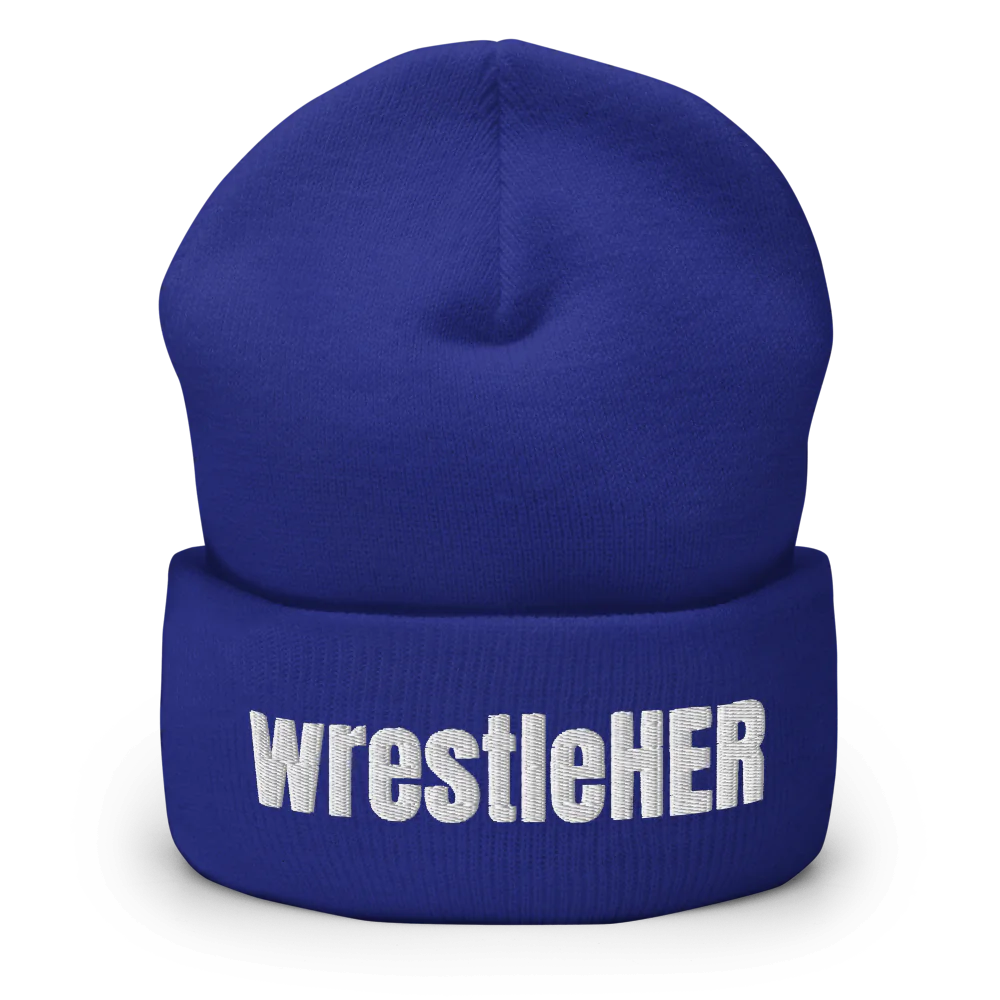 wrestleHER Cuffed Beanie