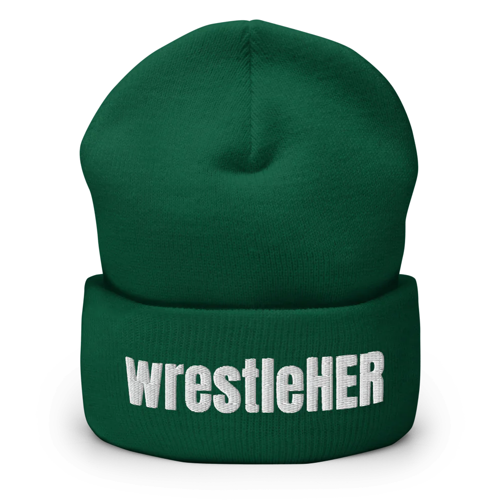 wrestleHER Cuffed Beanie