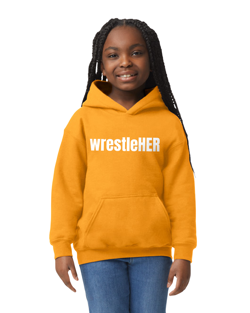 wrestleHER Youth Hoodie