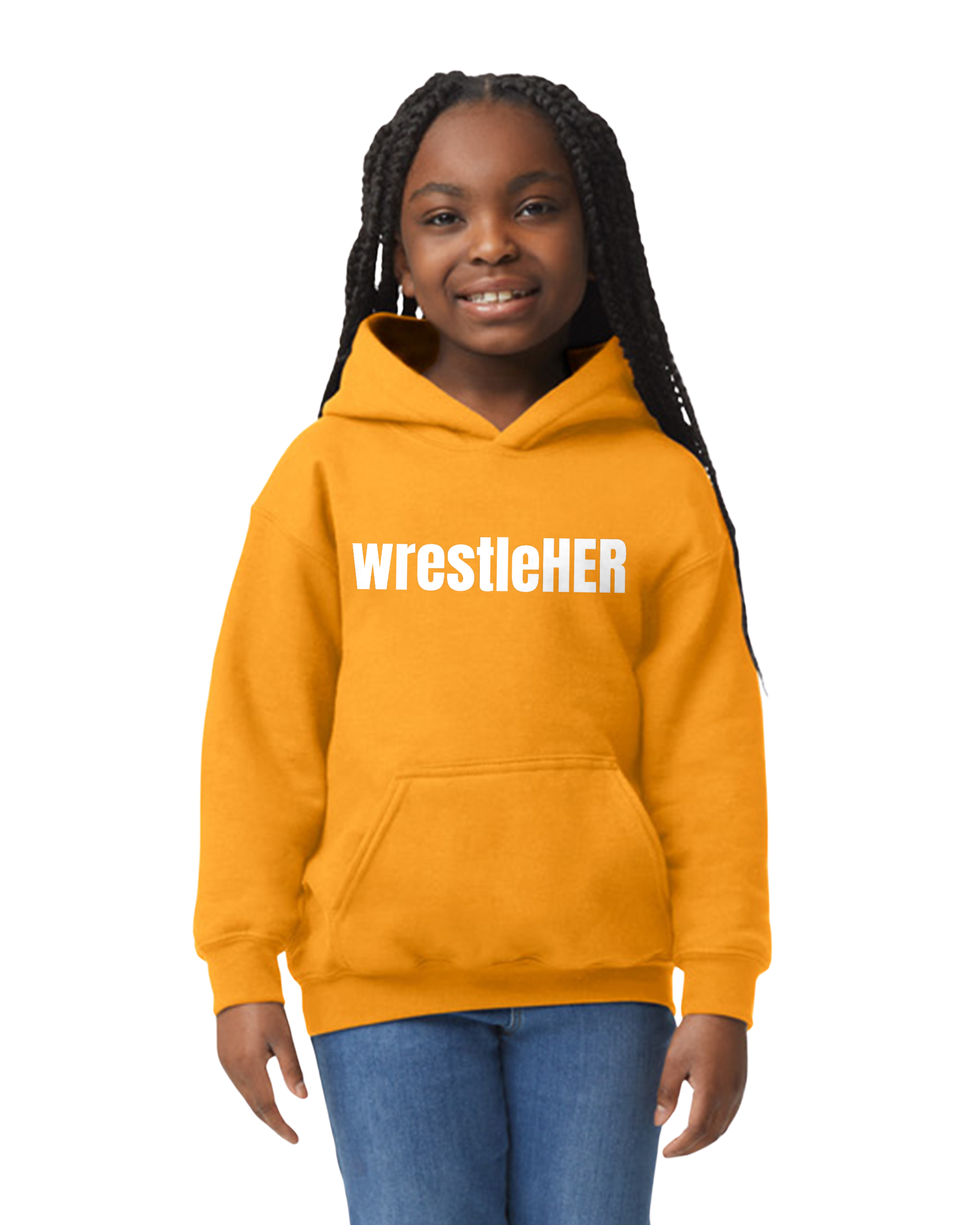 wrestleHER Youth Hoodie