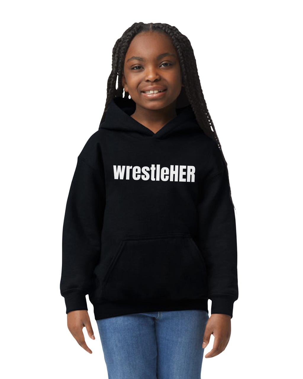 wrestleHER Youth Hoodie