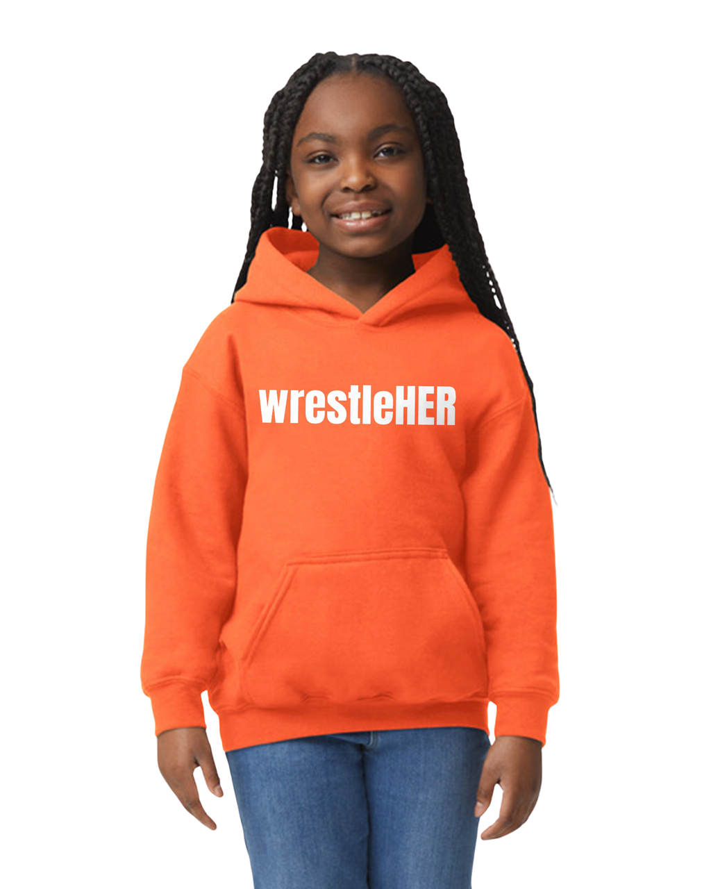 wrestleHER Youth Hoodie