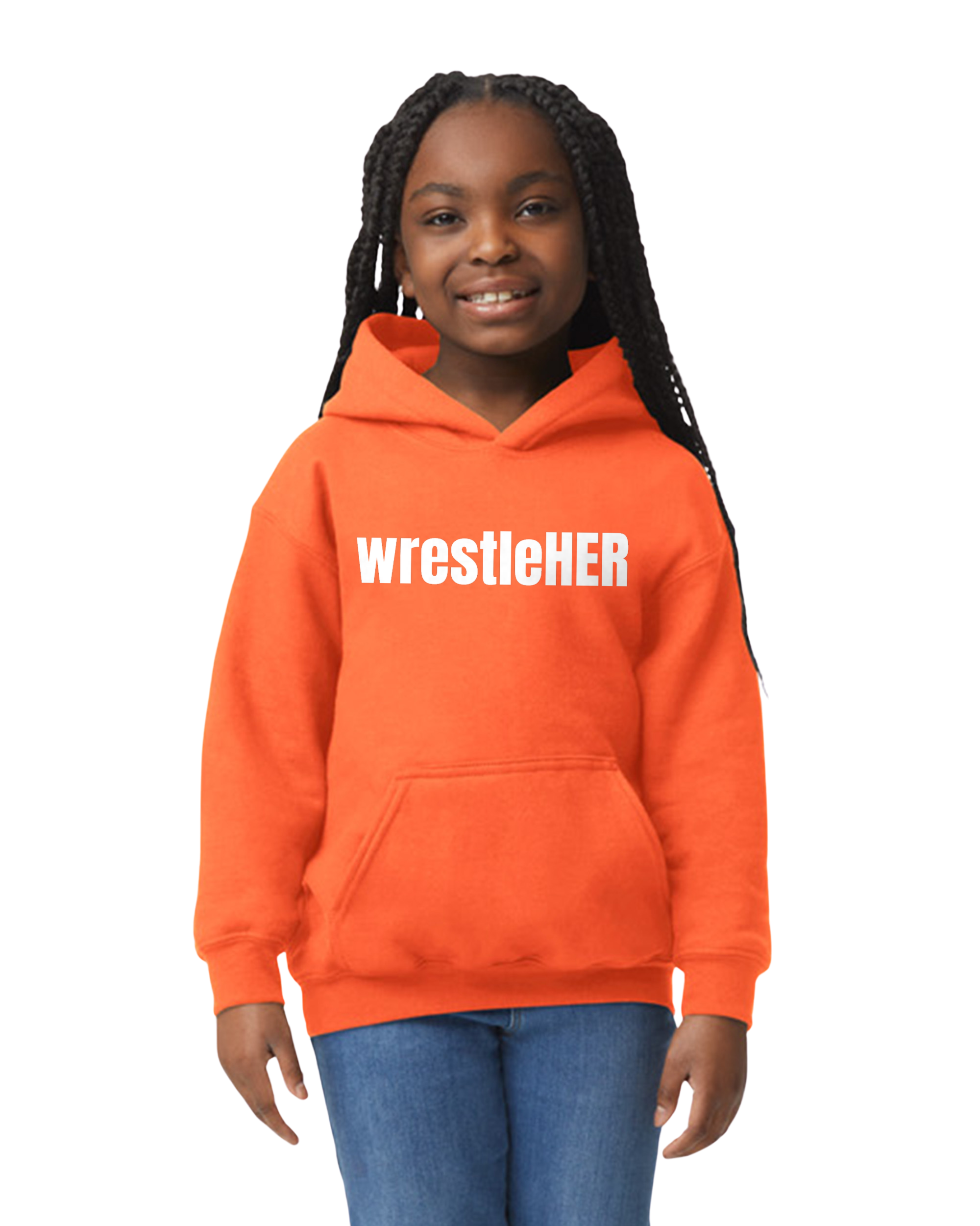 wrestleHER Youth Hoodie