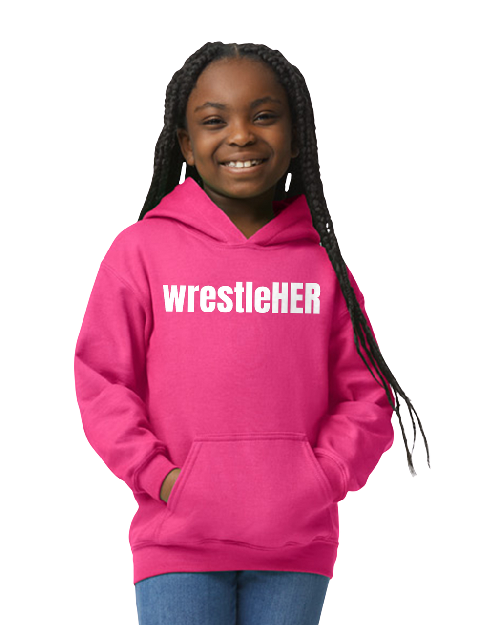 wrestleHER Youth Hoodie