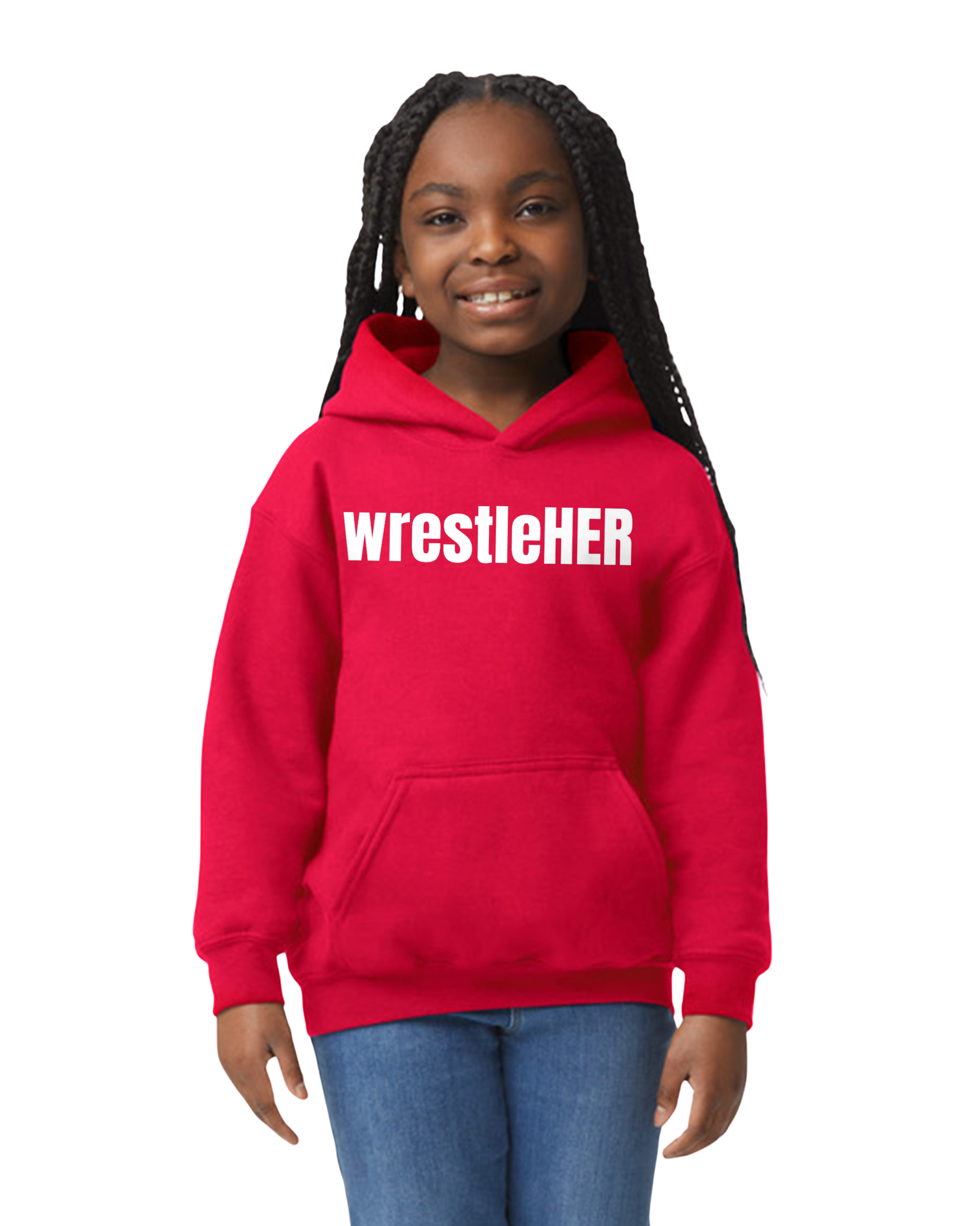 wrestleHER Youth Hoodie