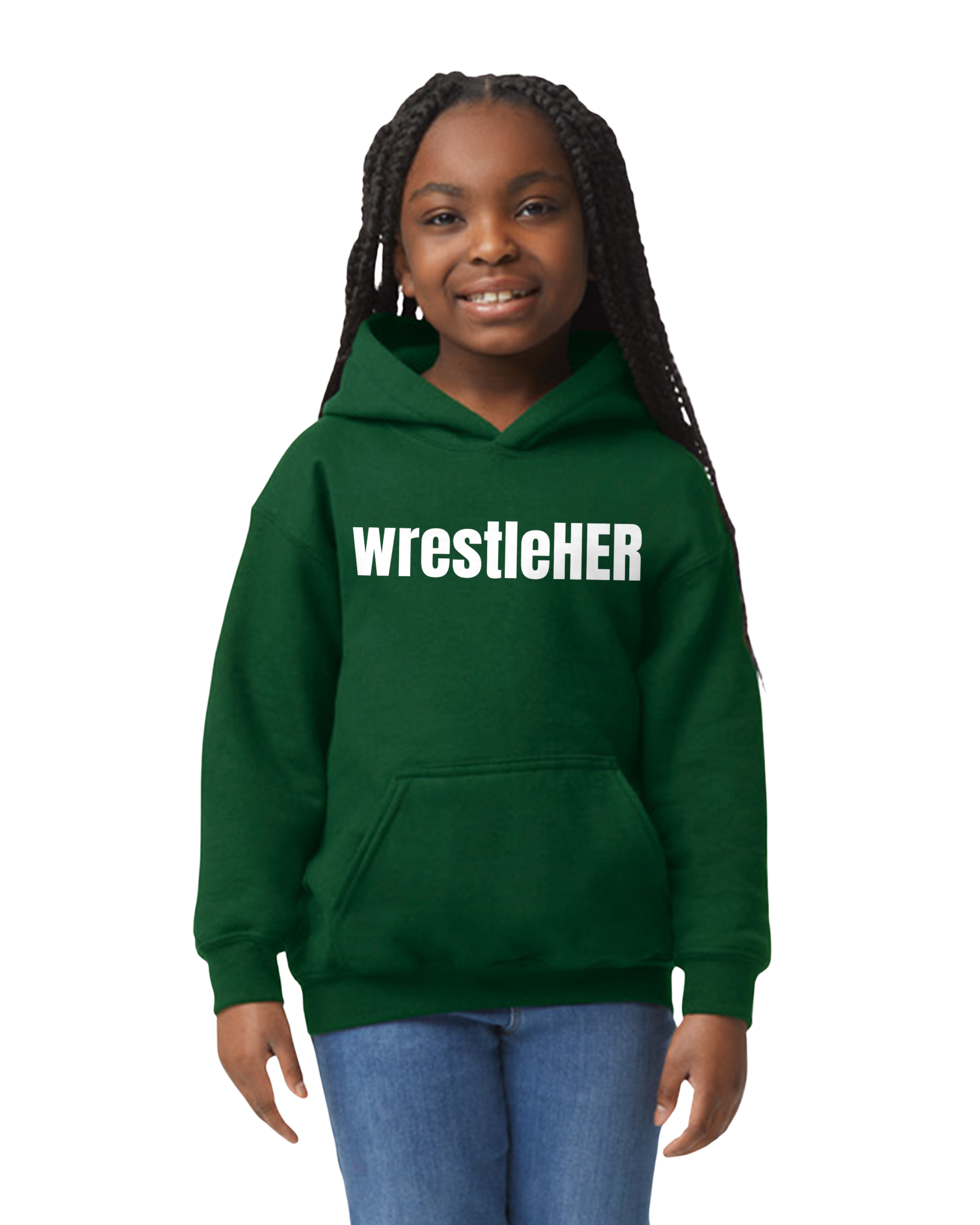 wrestleHER Youth Hoodie