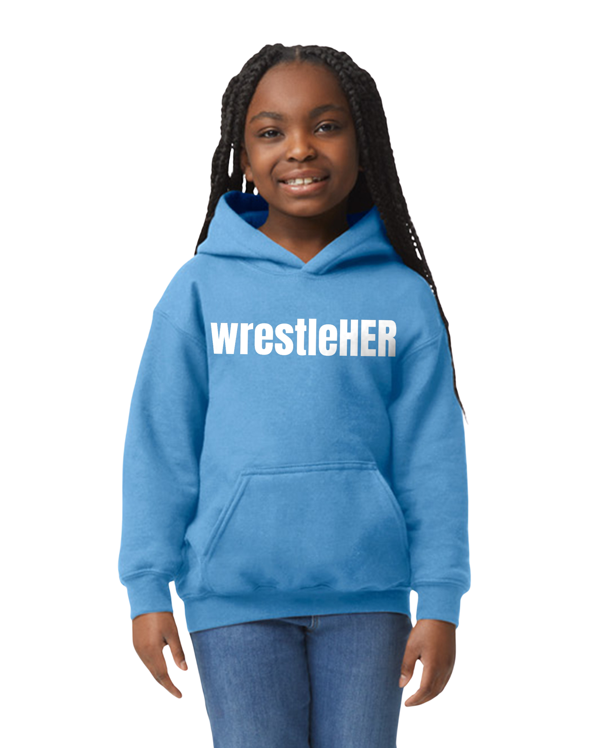 wrestleHER Youth Hoodie