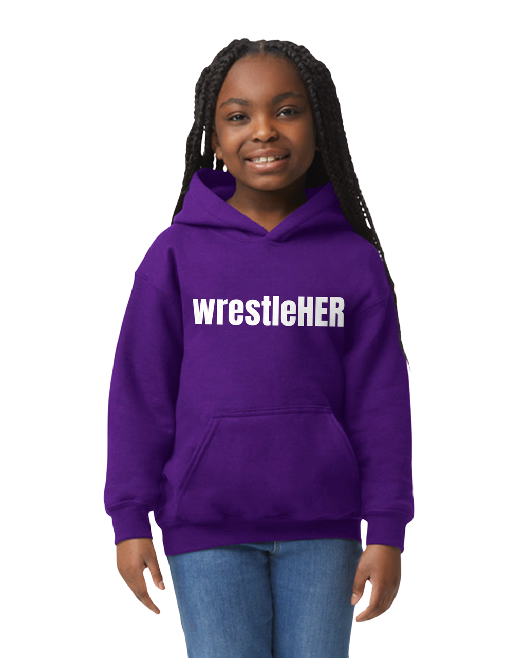 wrestleHER Youth Hoodie