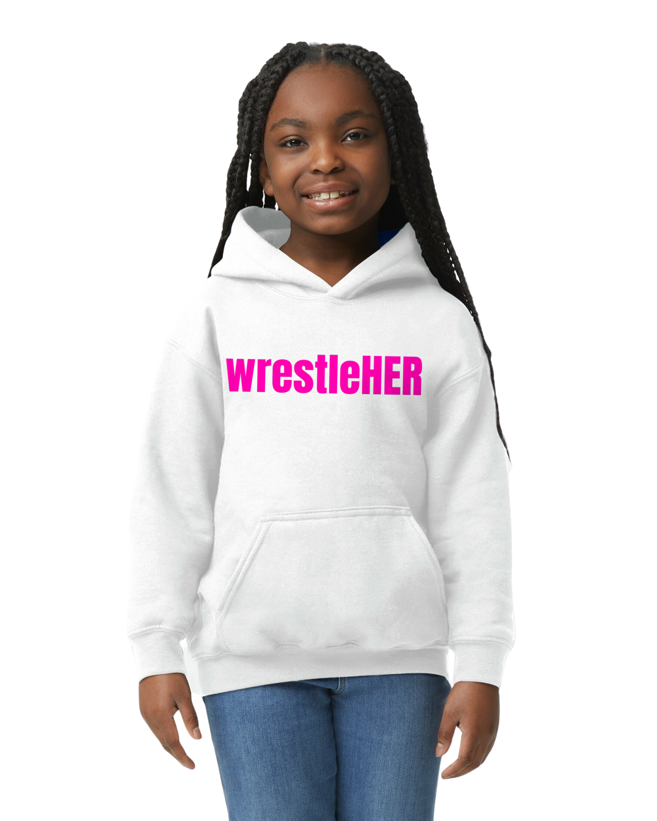 wrestleHER Youth Hoodie