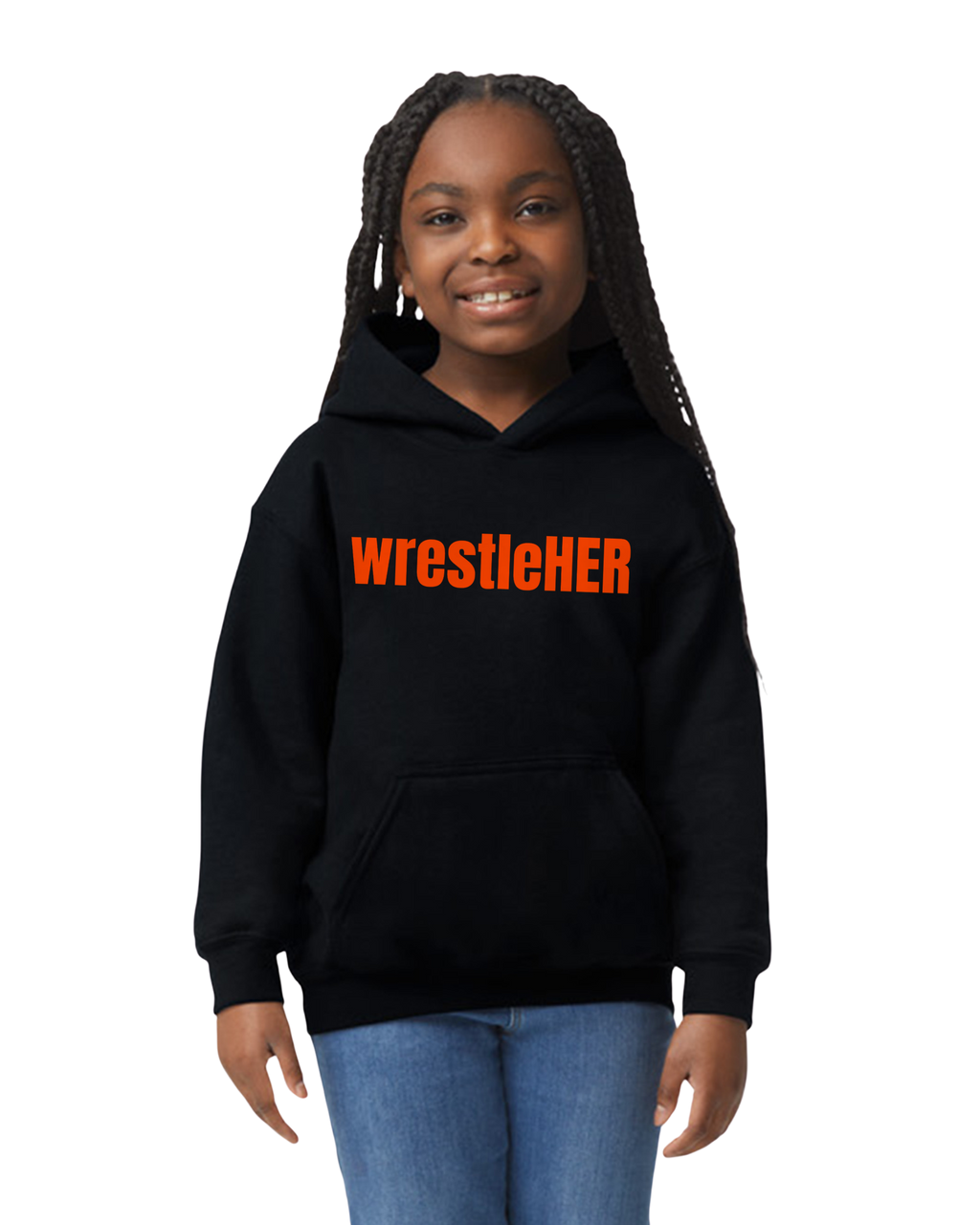 wrestleHER Youth Hoodie