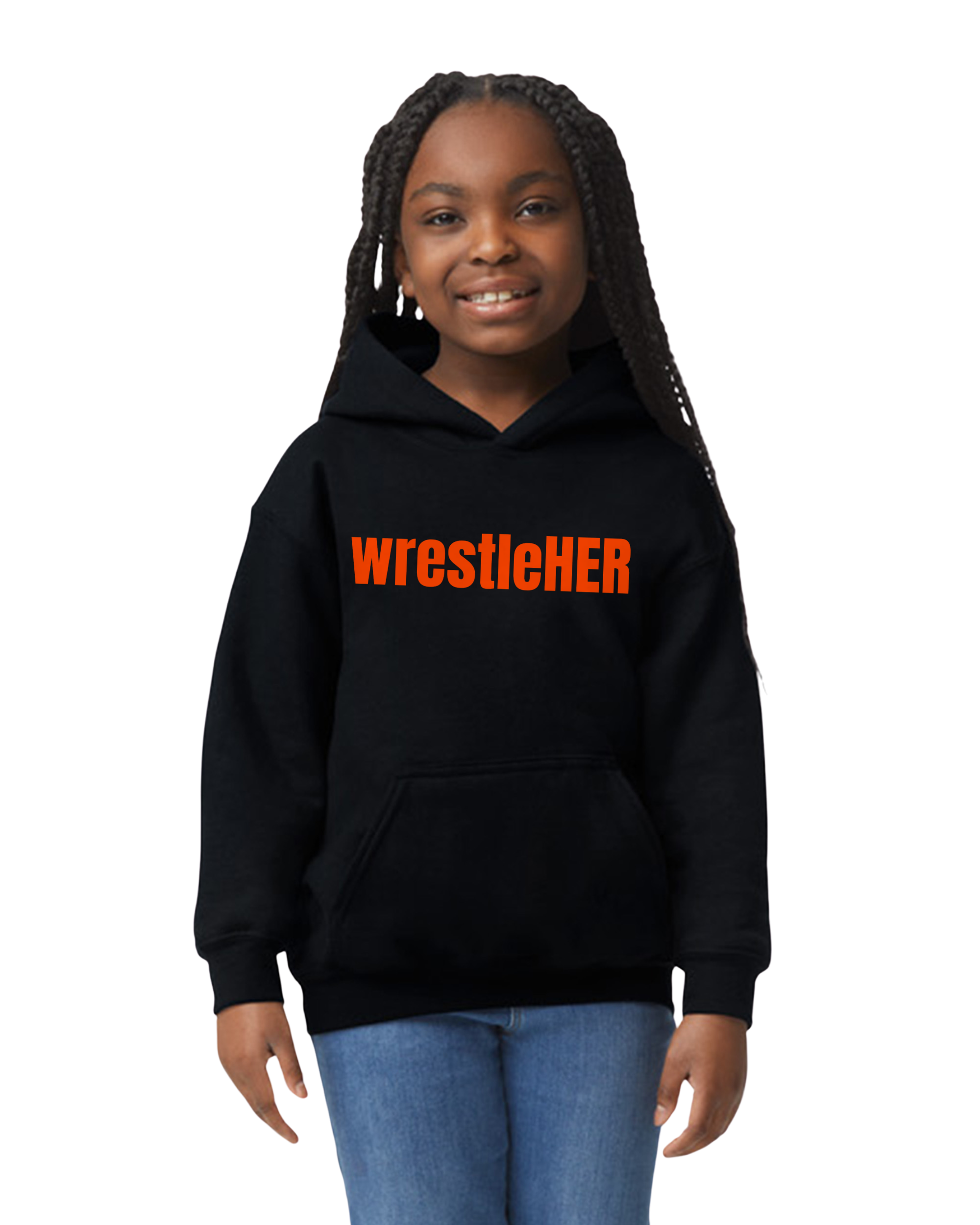 wrestleHER Youth Hoodie