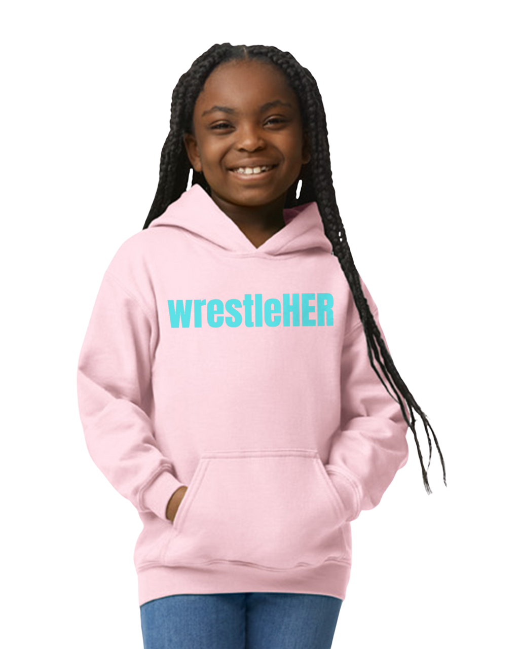 wrestleHER Youth Hoodie