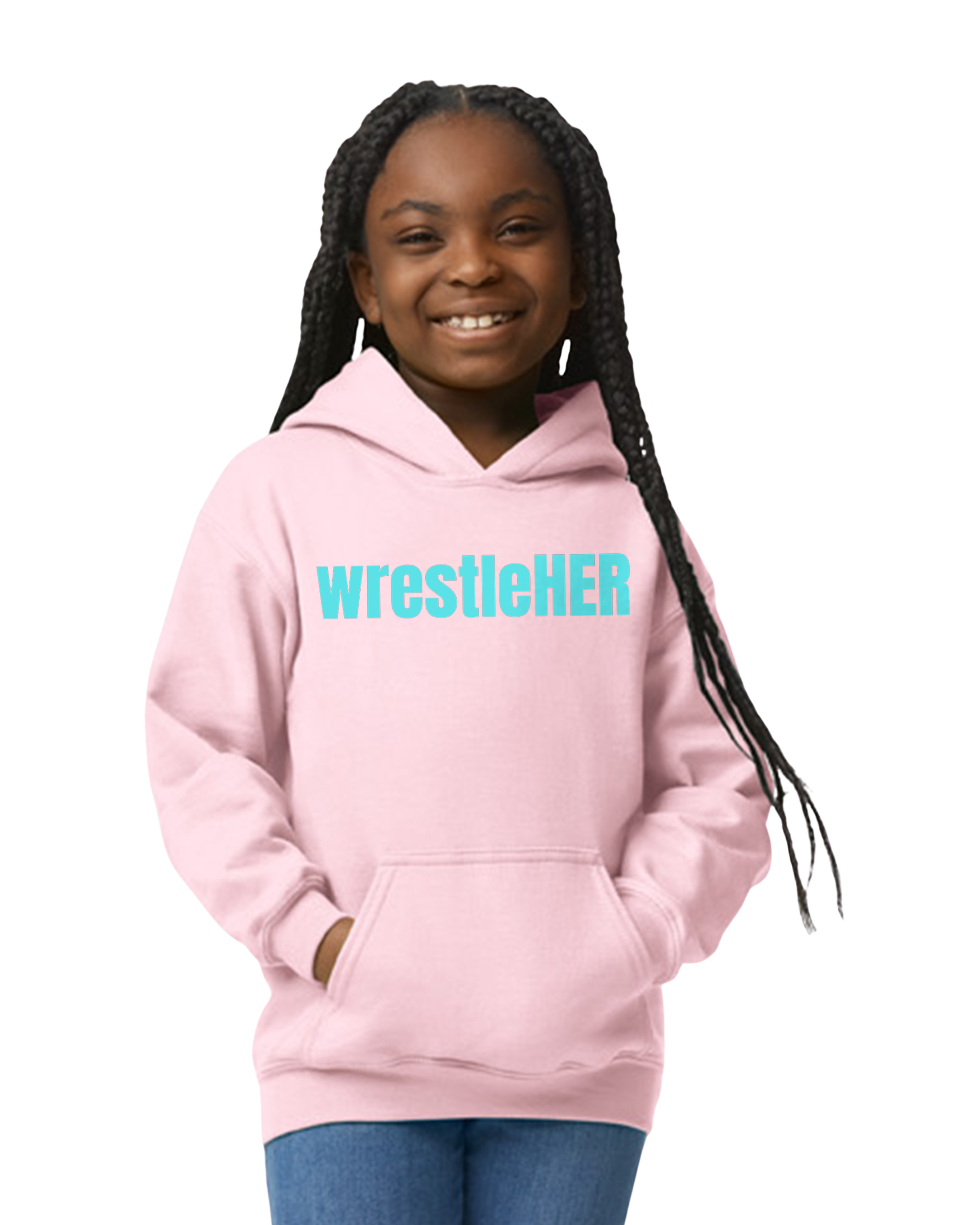 wrestleHER Youth Hoodie